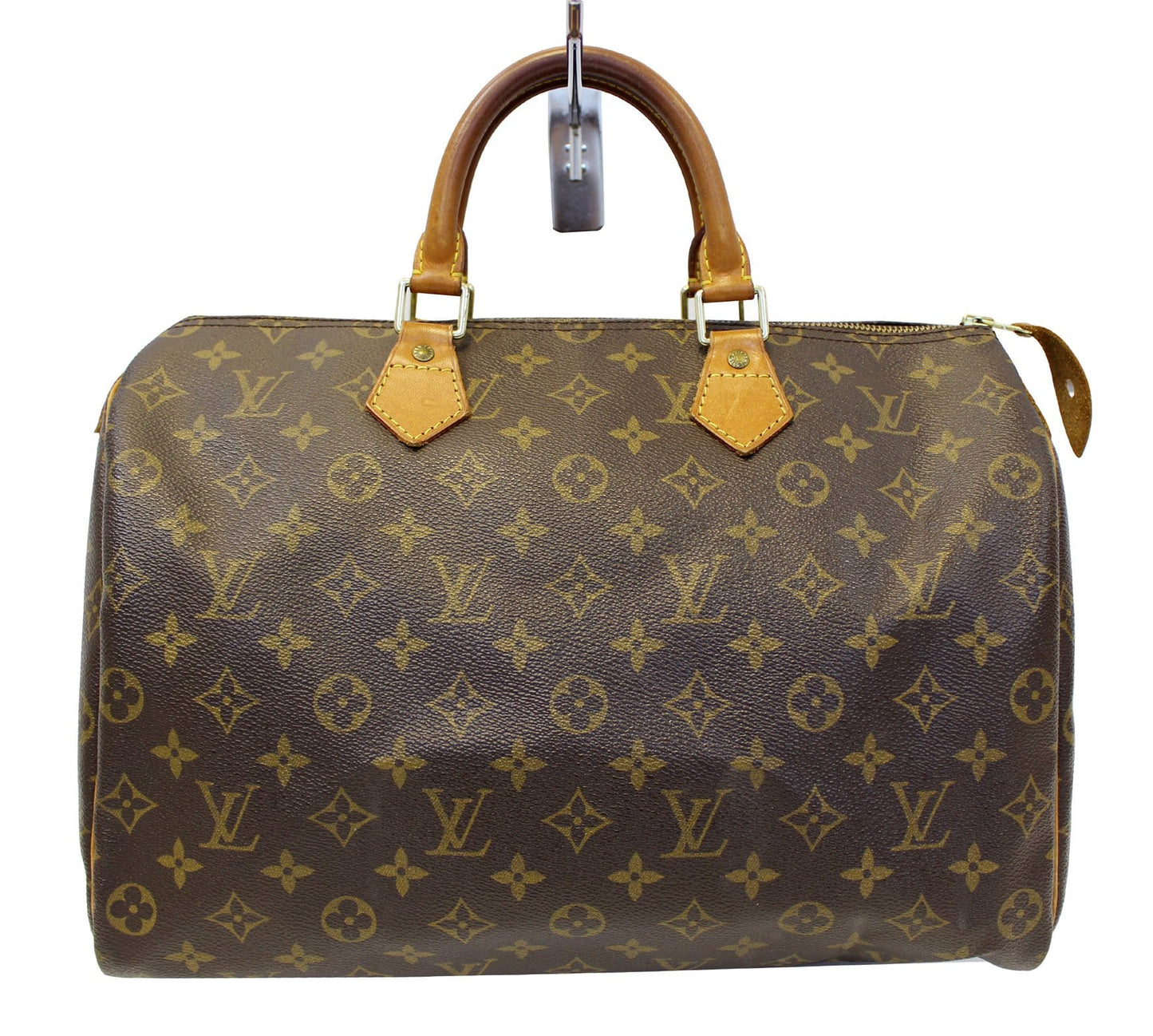 LOUIS VUITTON Monogram Canvas Speedy 35 Satchel  Bag