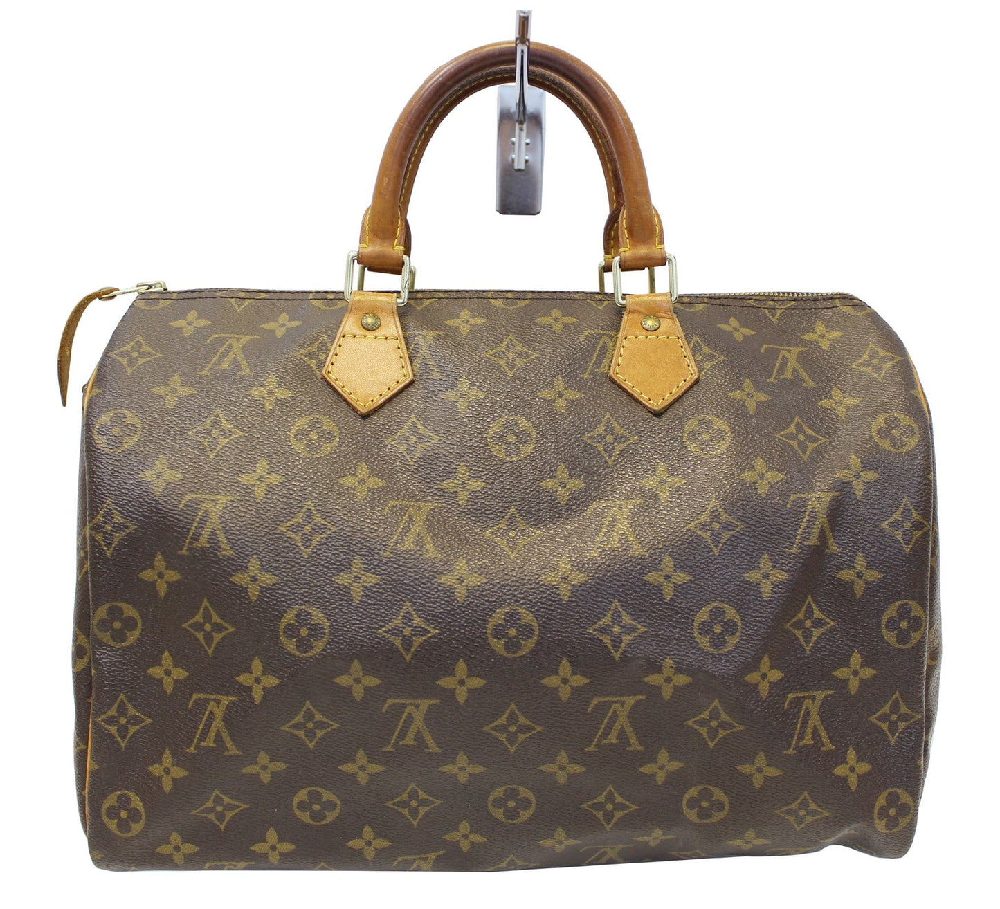 LOUIS VUITTON Monogram Canvas Speedy 35 Satchel  Bag