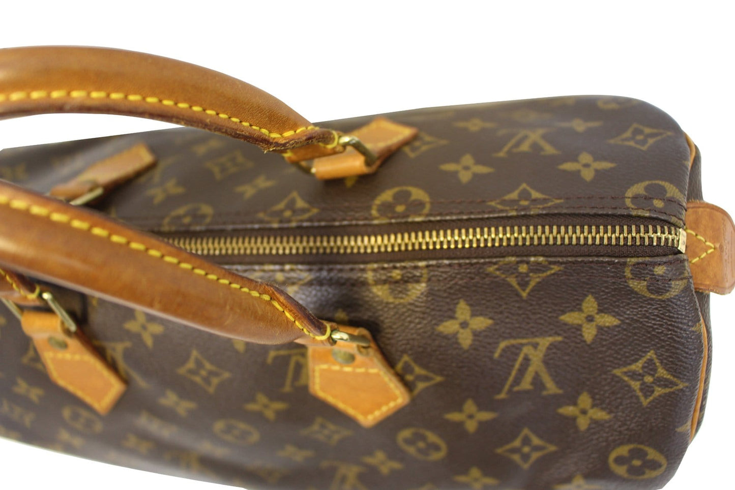 LOUIS VUITTON Monogram Canvas Speedy 35 Satchel  Bag