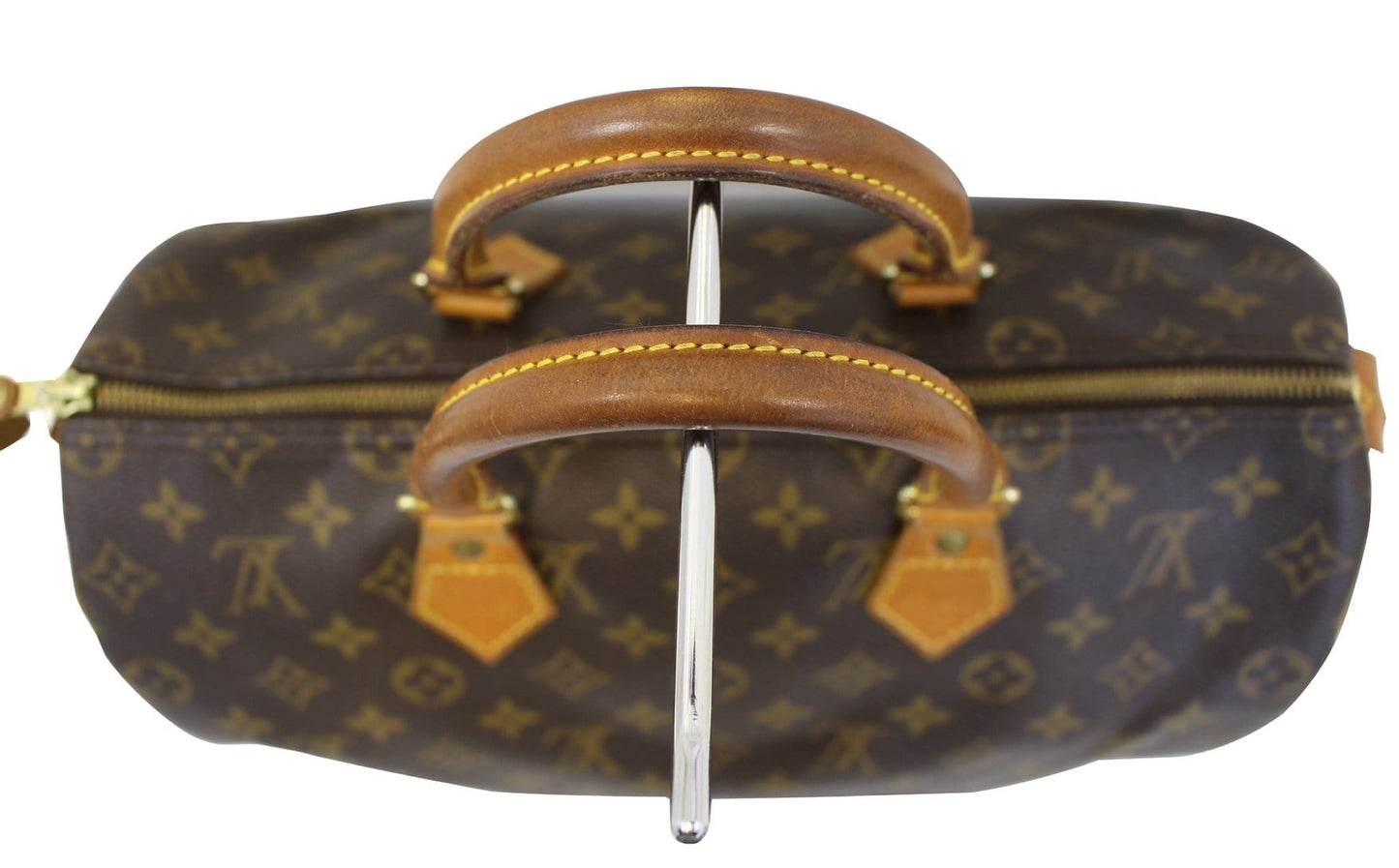 LOUIS VUITTON Monogram Canvas Speedy 35 Satchel  Bag