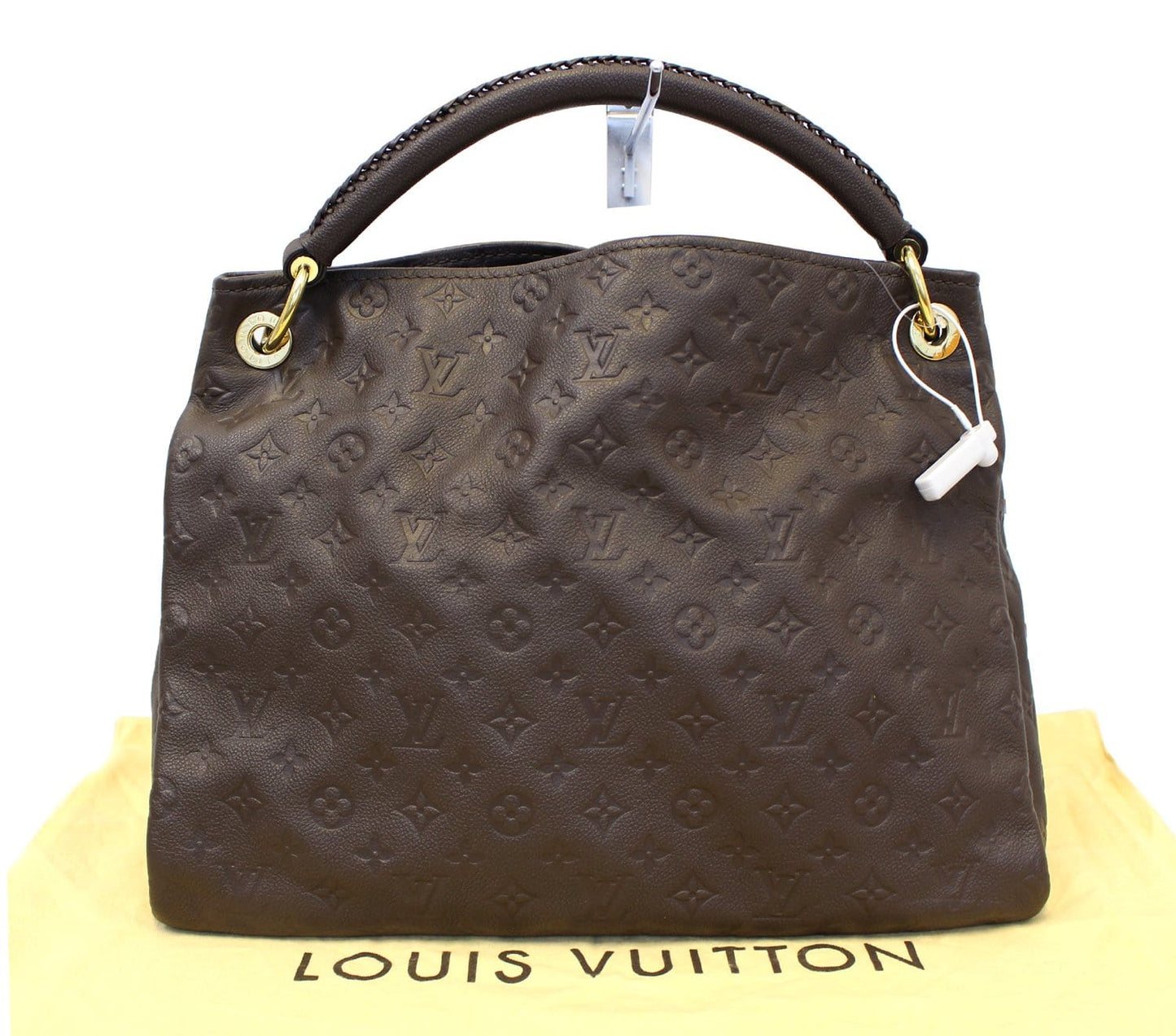 LOUIS VUITTON Terre Monogram Empreinte Leather Artsy MM Shoulder Bag