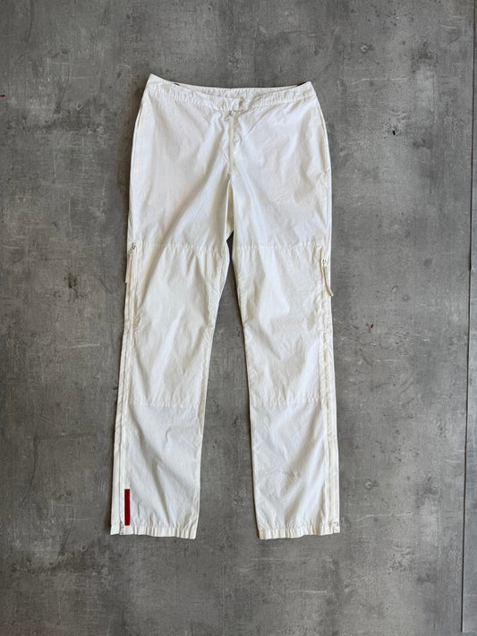 Prada White Technical Utility Tro rs