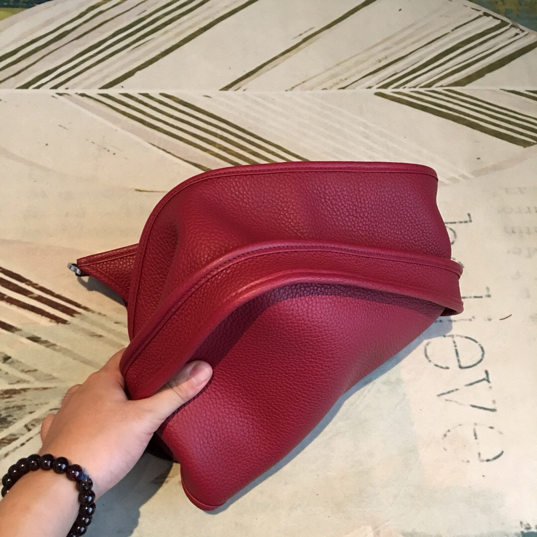 Top Quality Evelyne III PM Bag Burgundy For Women SiTop Qualityer Toned Hardware 11.8in/30cm