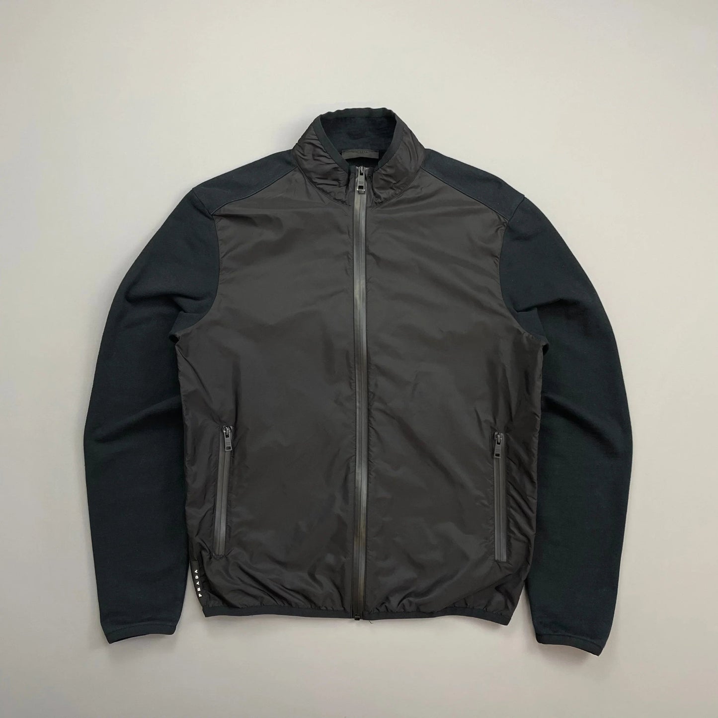 Prada Black 2019 Nylon Panelled Track Jacket