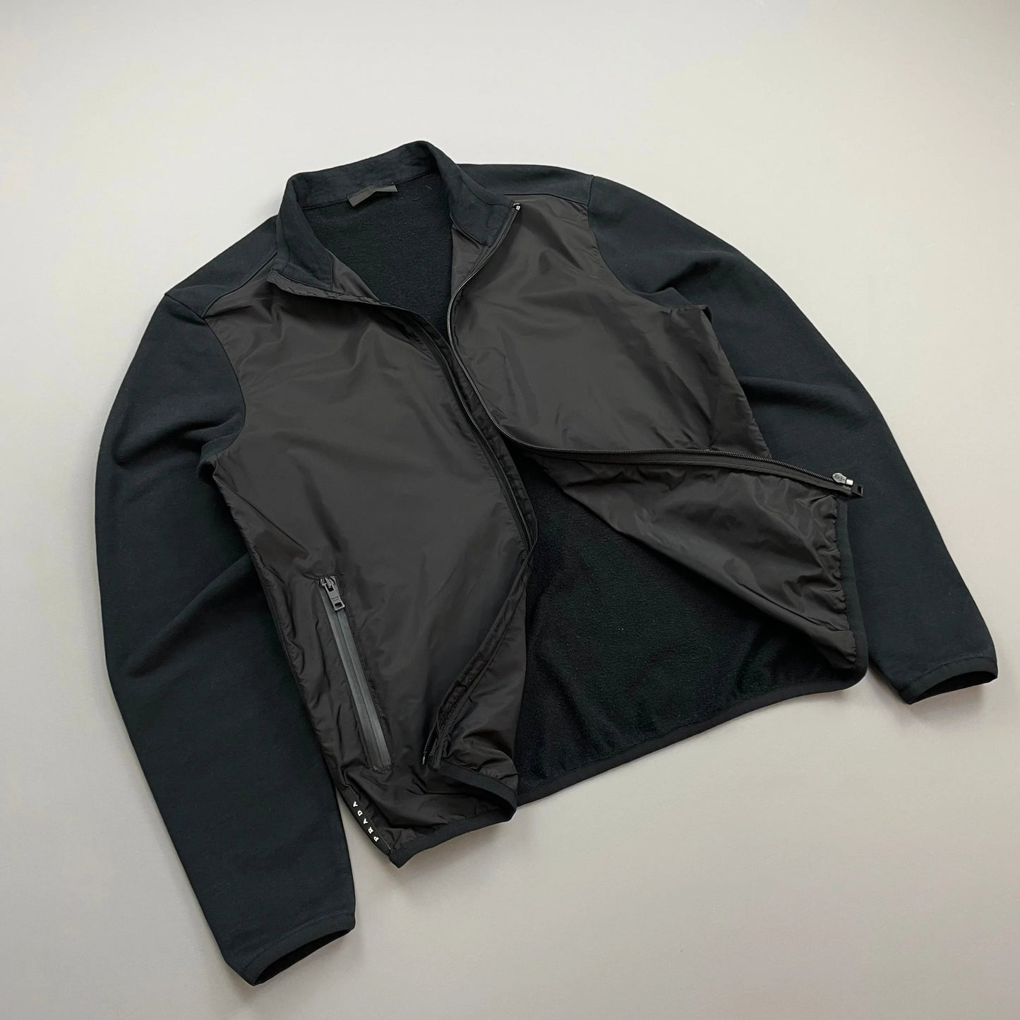 Prada Black 2019 Nylon Panelled Track Jacket