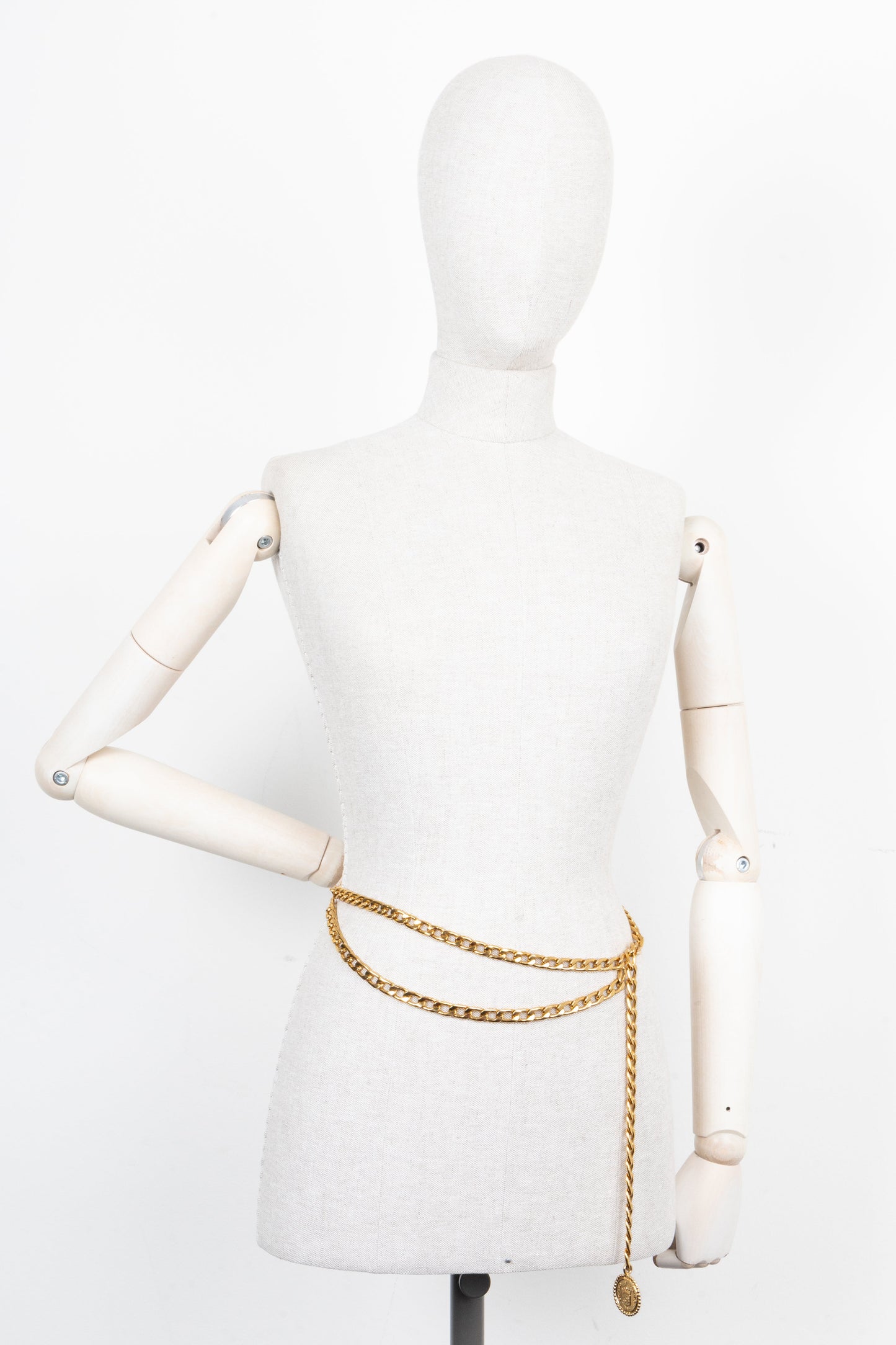 CHANEL Rue Cambon Chain Belt Gold