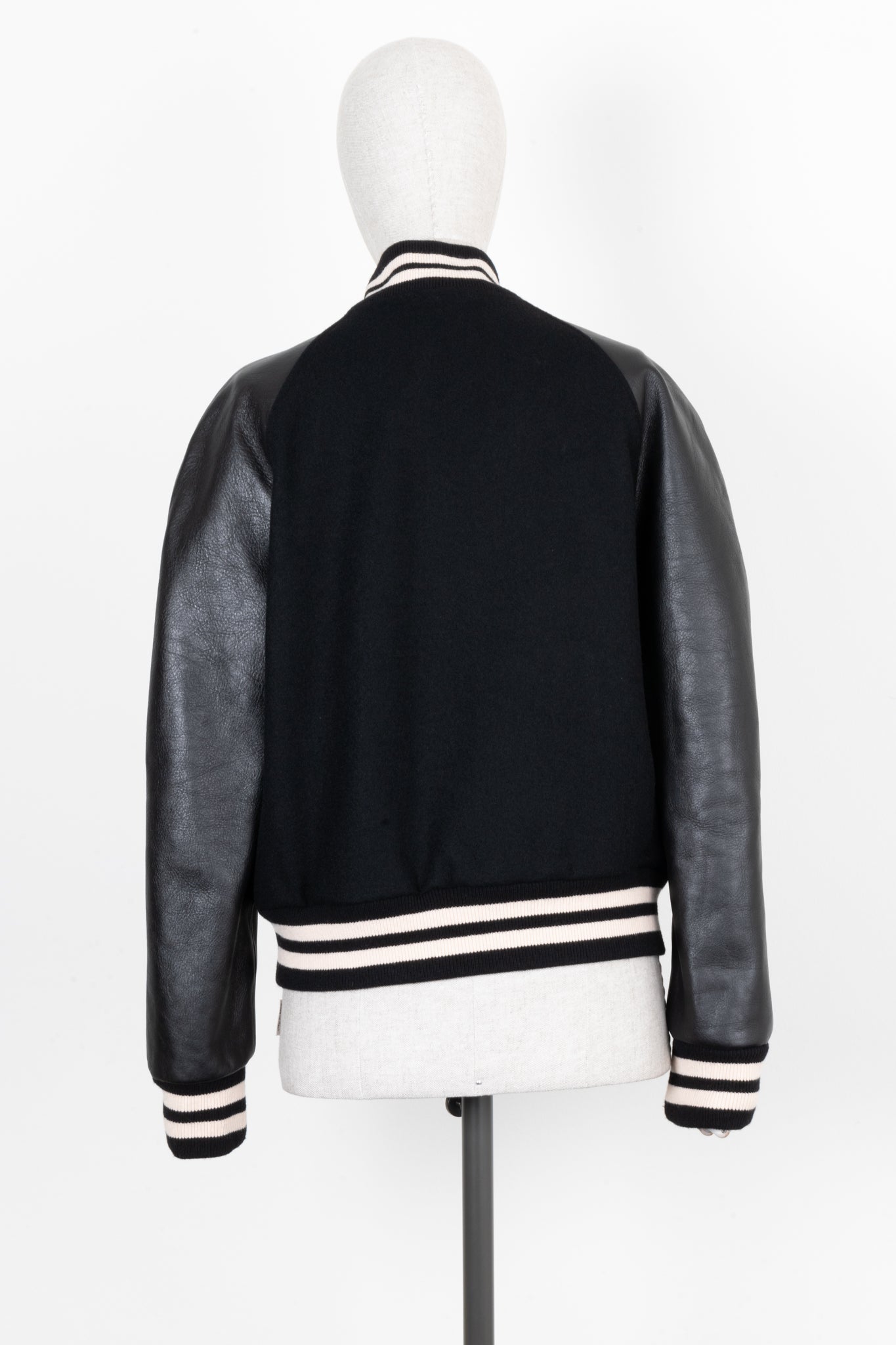 GUCCI 2021 Leather Bomber Jacket Black