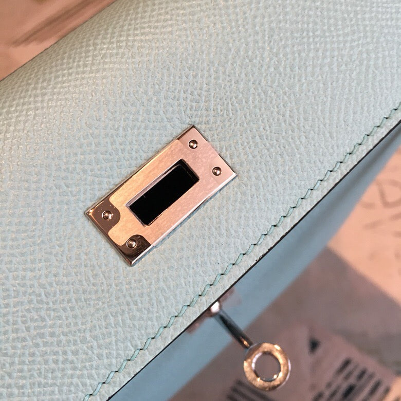 Top Quality Kelly Light Blue For Women SiTop Qualityer Toned Hardware 10in/25cm