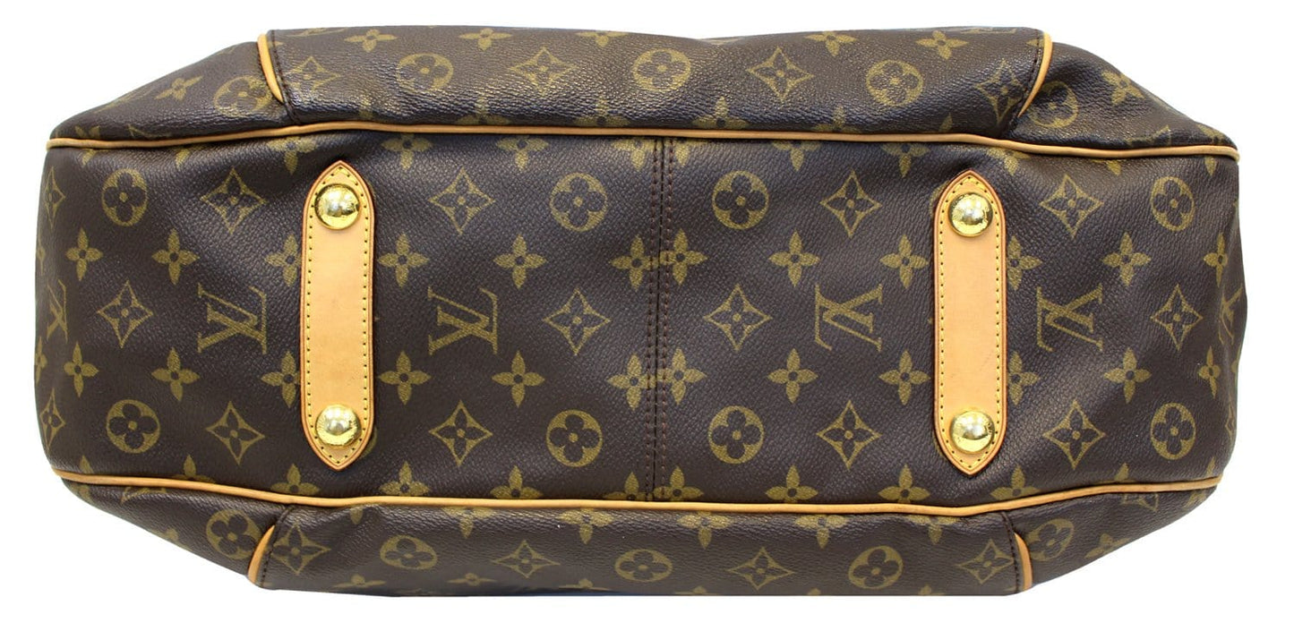 LOUIS VUITTON Monogram Galliera GM Shoulder Tote Handbag