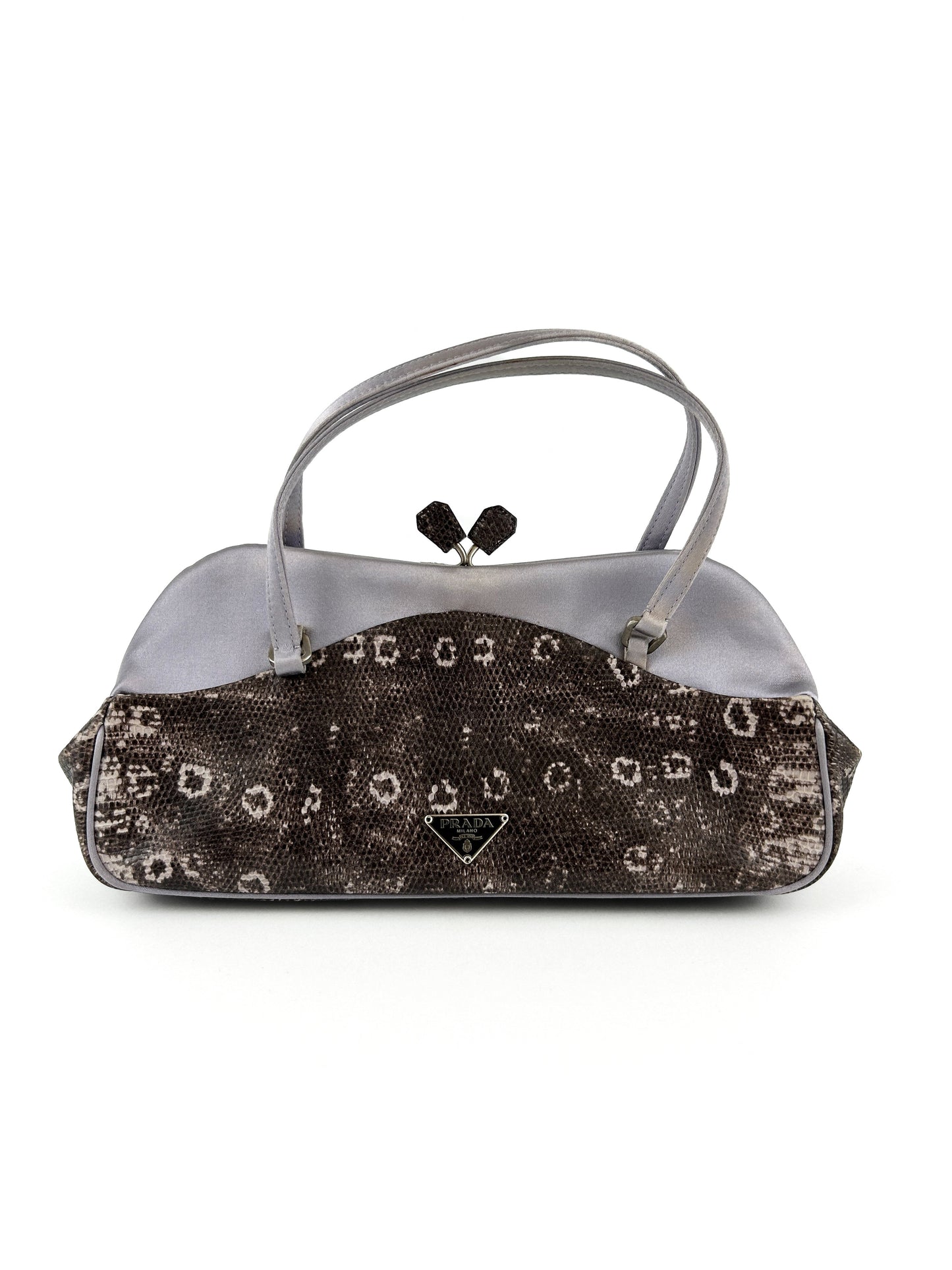 Prada Milano Python Clip Handbag