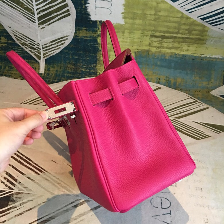 Top Quality Birkin Pink For Women SiTop Qualityer Toned Hardware 11.8in/30cm
