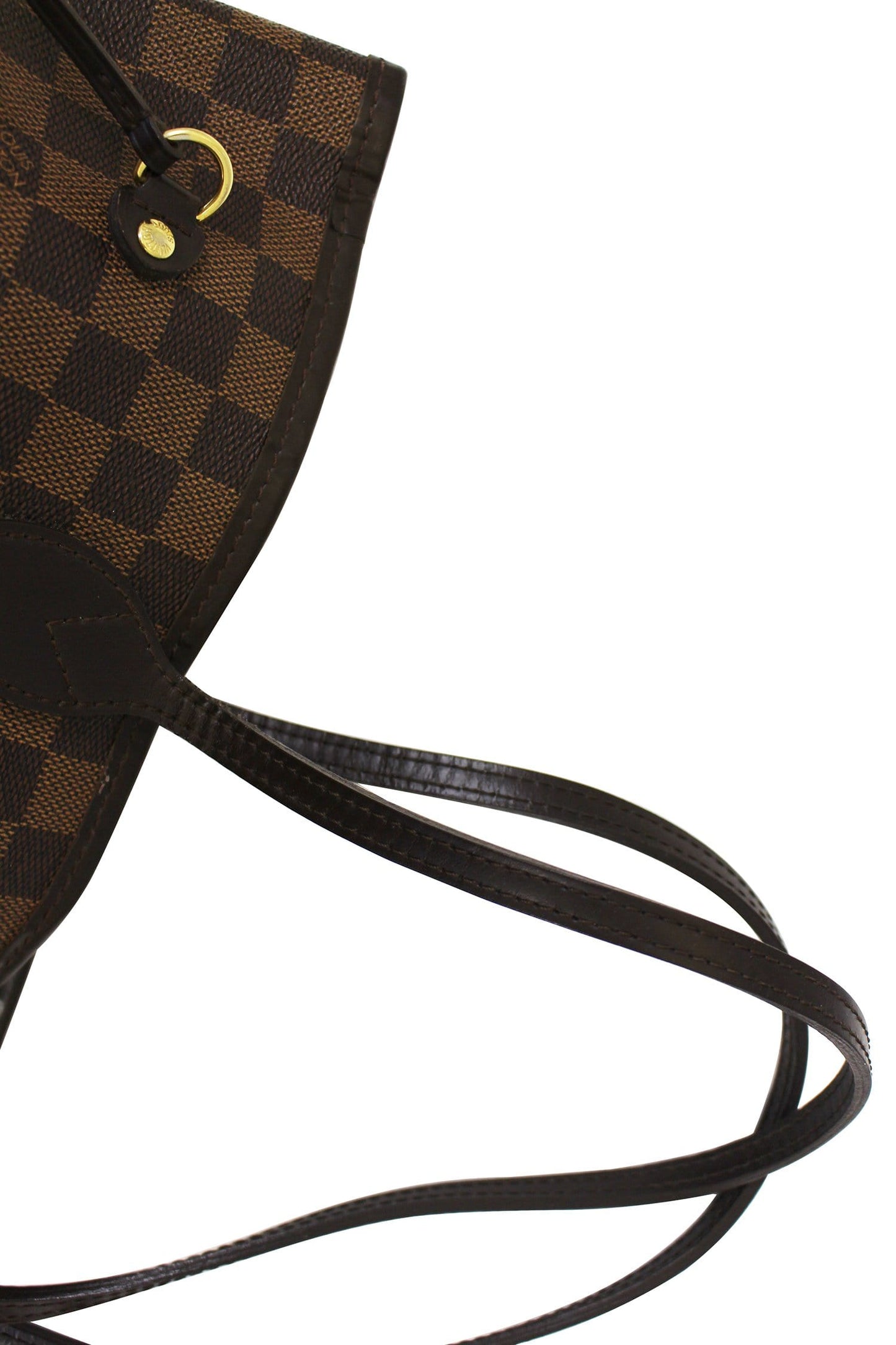 LOUIS VUITTON Damier Ebene Neverfull MM Shoulder Bag