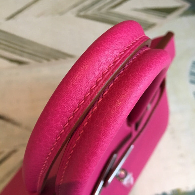 Top Quality Birkin Pink For Women SiTop Qualityer Toned Hardware 11.8in/30cm