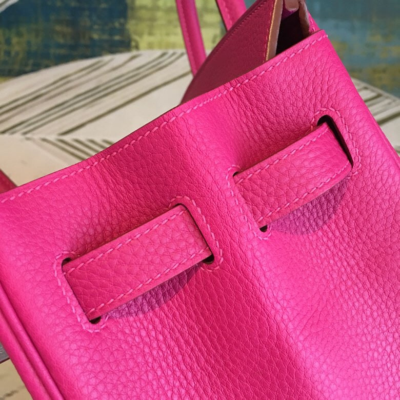 Top Quality Birkin Pink For Women SiTop Qualityer Toned Hardware 11.8in/30cm