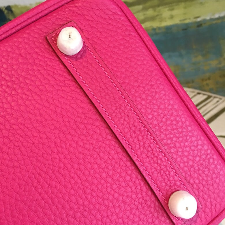 Top Quality Birkin Pink For Women SiTop Qualityer Toned Hardware 11.8in/30cm