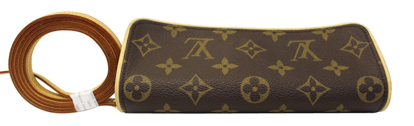 LOUIS VUITTON Monogram Pochette Twin PM Crossbody Bag