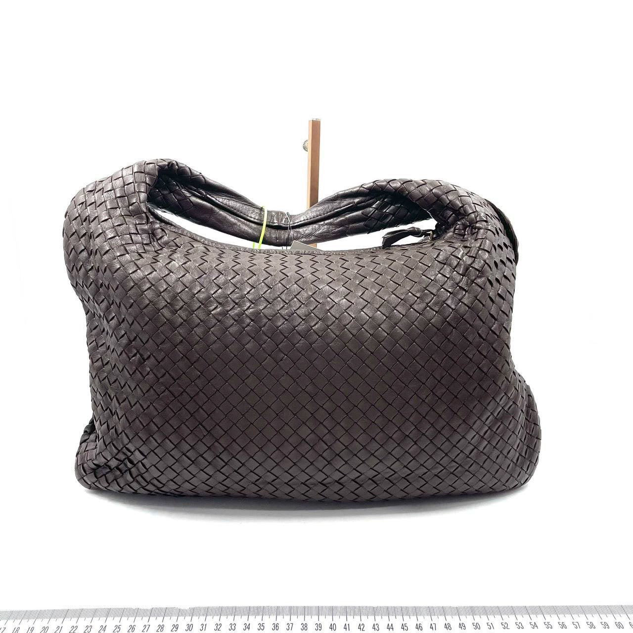 Bottega Veneta Hobo Bag Large Dark Brown Lambskin leather