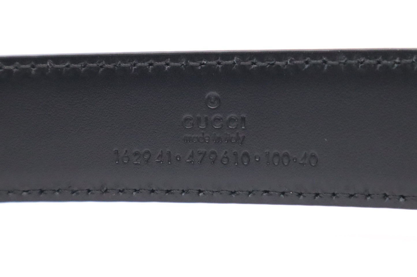 Gucci Belt in Black Leather