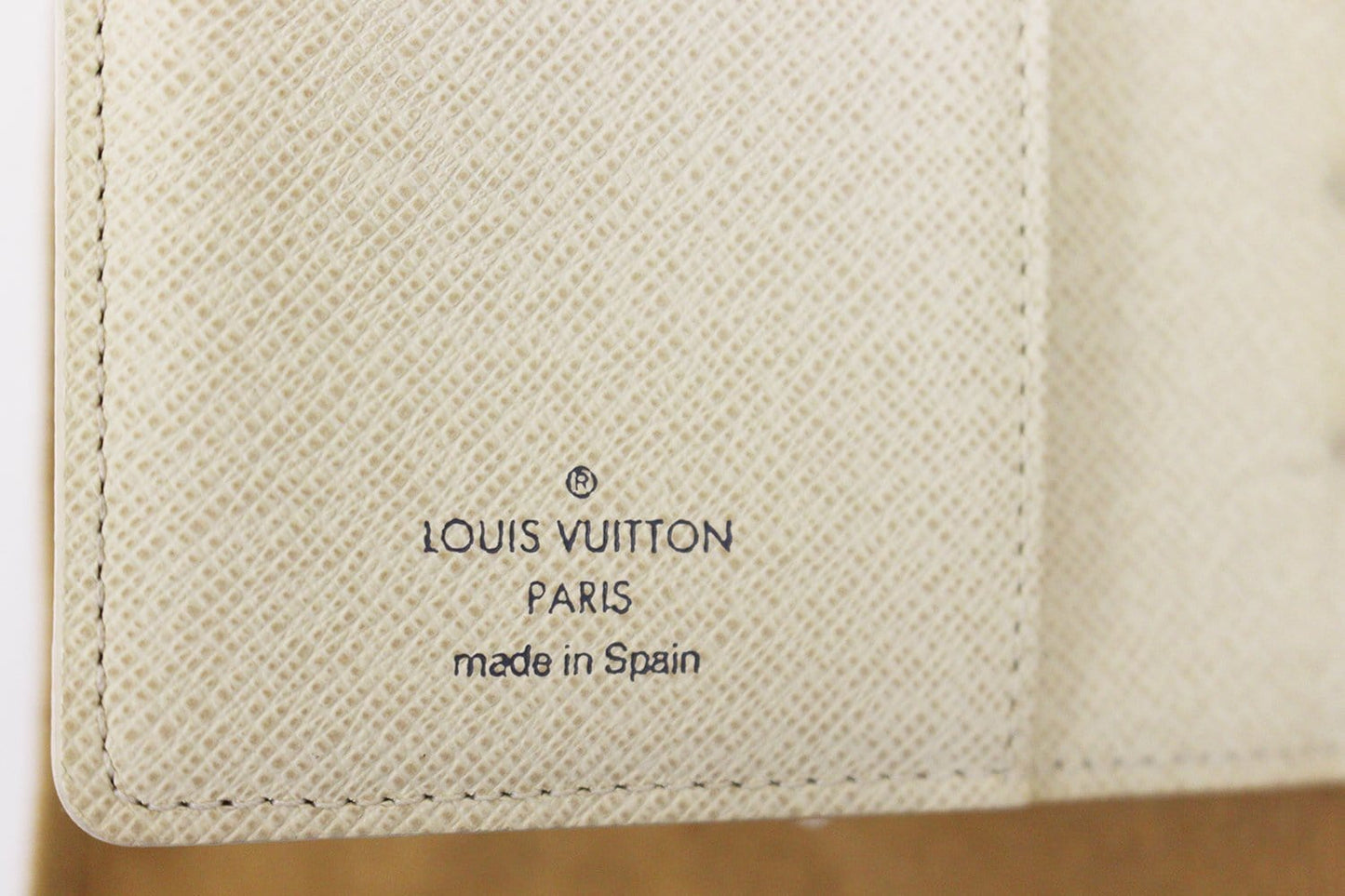LOUIS VUITTON Damier Azur Agenda PM Day Planner Cover
