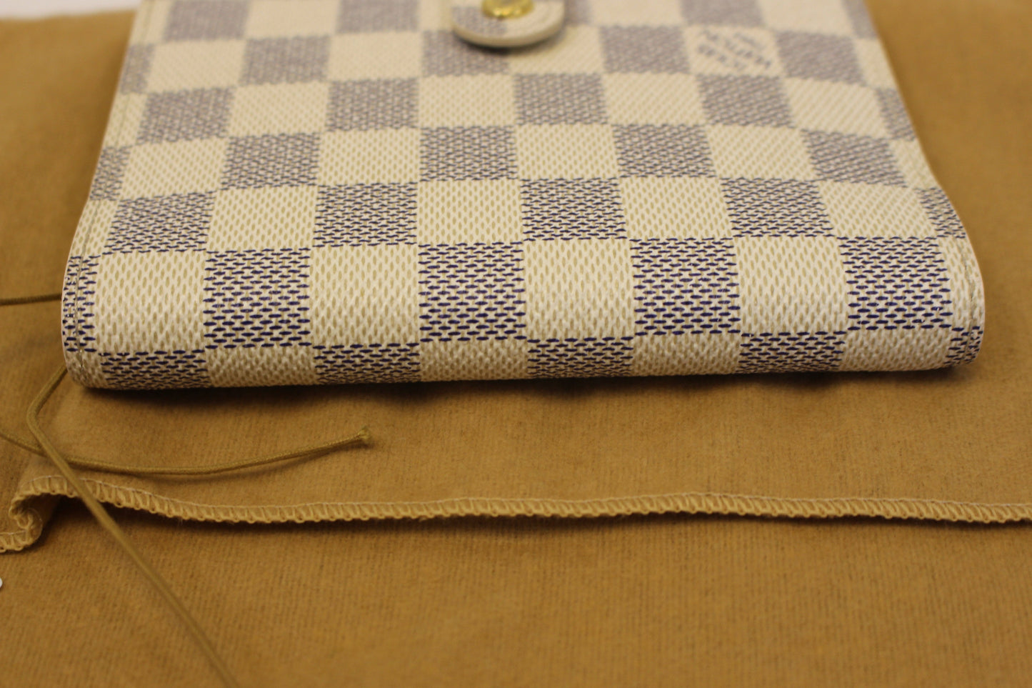 LOUIS VUITTON Damier Azur Agenda PM Day Planner Cover