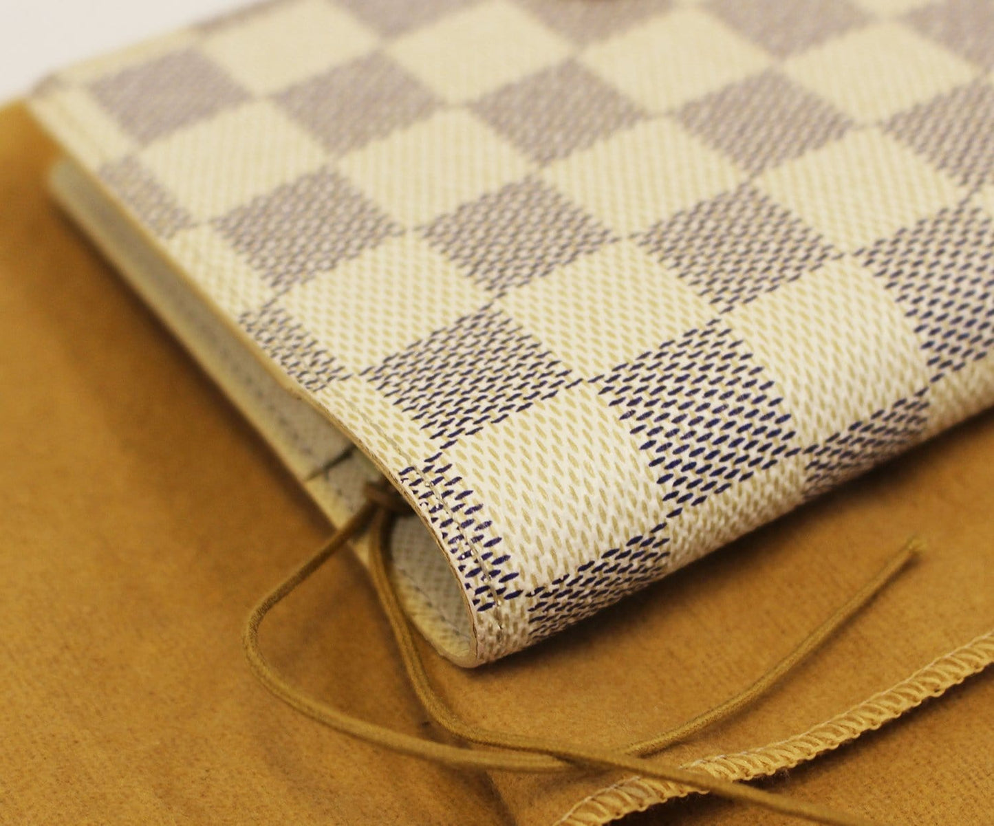 LOUIS VUITTON Damier Azur Agenda PM Day Planner Cover