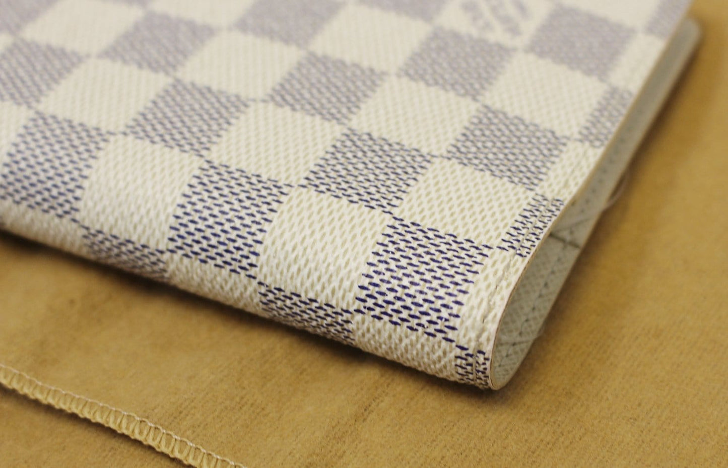 LOUIS VUITTON Damier Azur Agenda PM Day Planner Cover