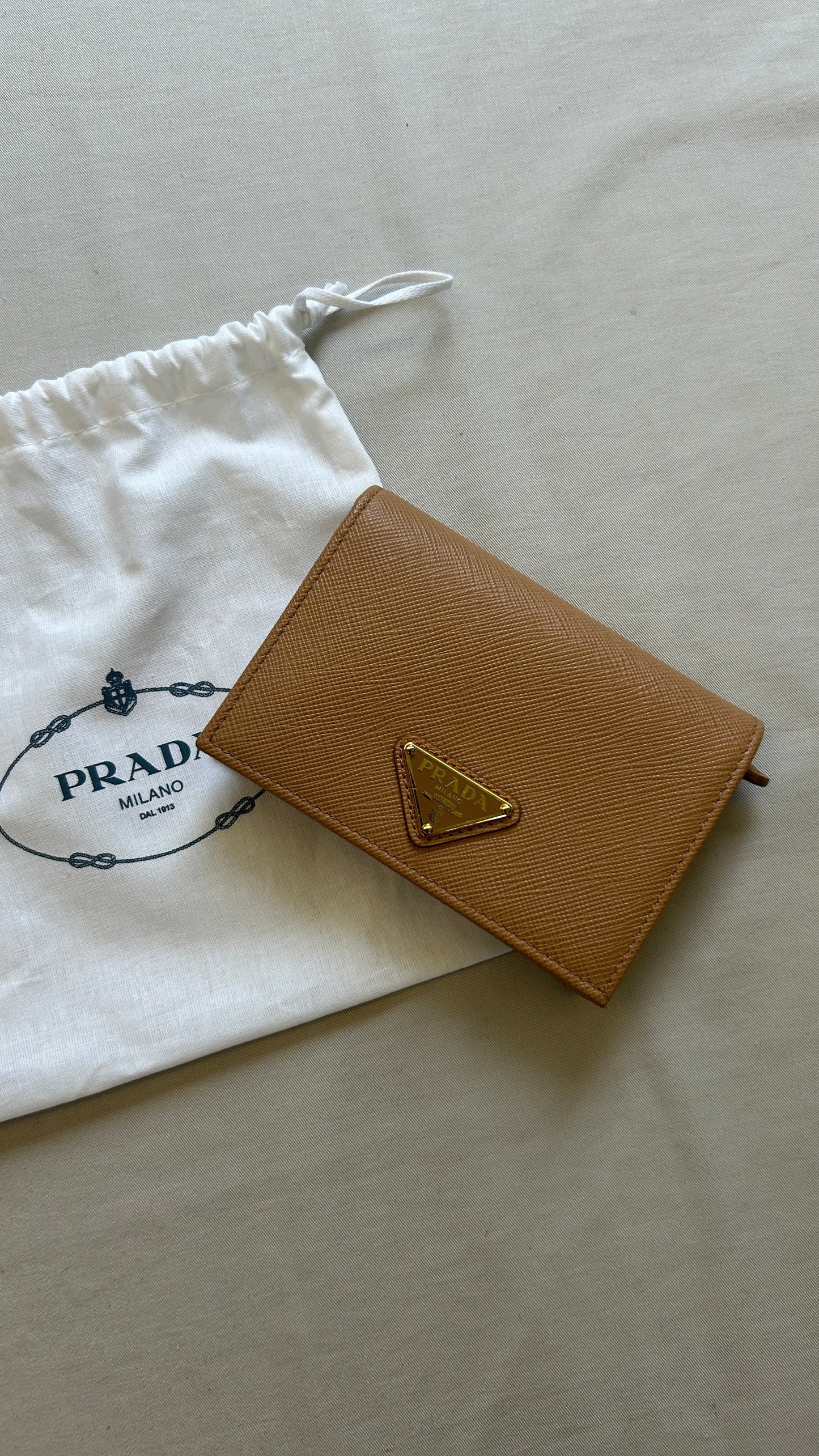 PRADA Small Saffiano Leather Wallet