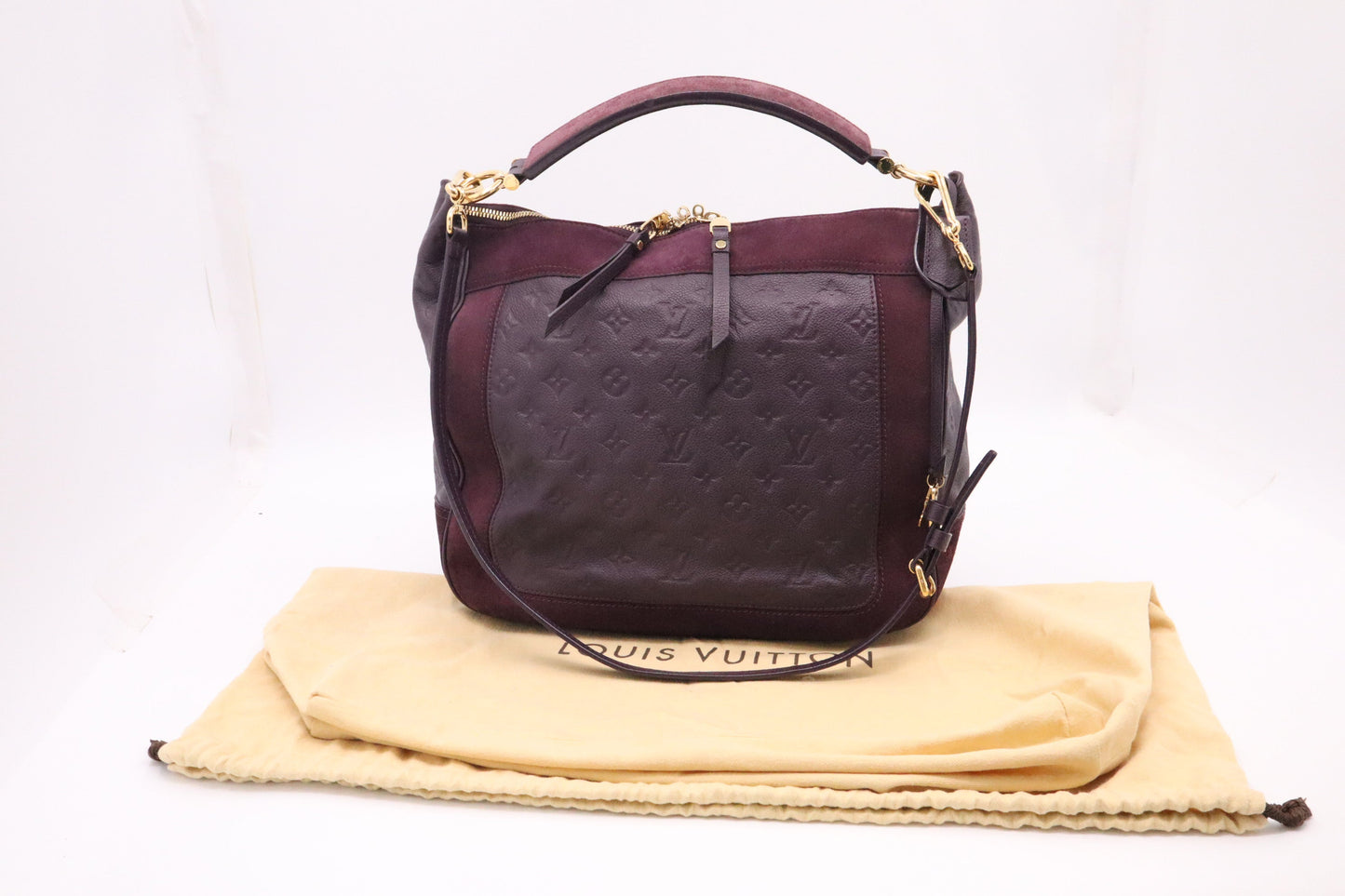 Louis Vuitton Audacie  in Purple Empreinte Leather