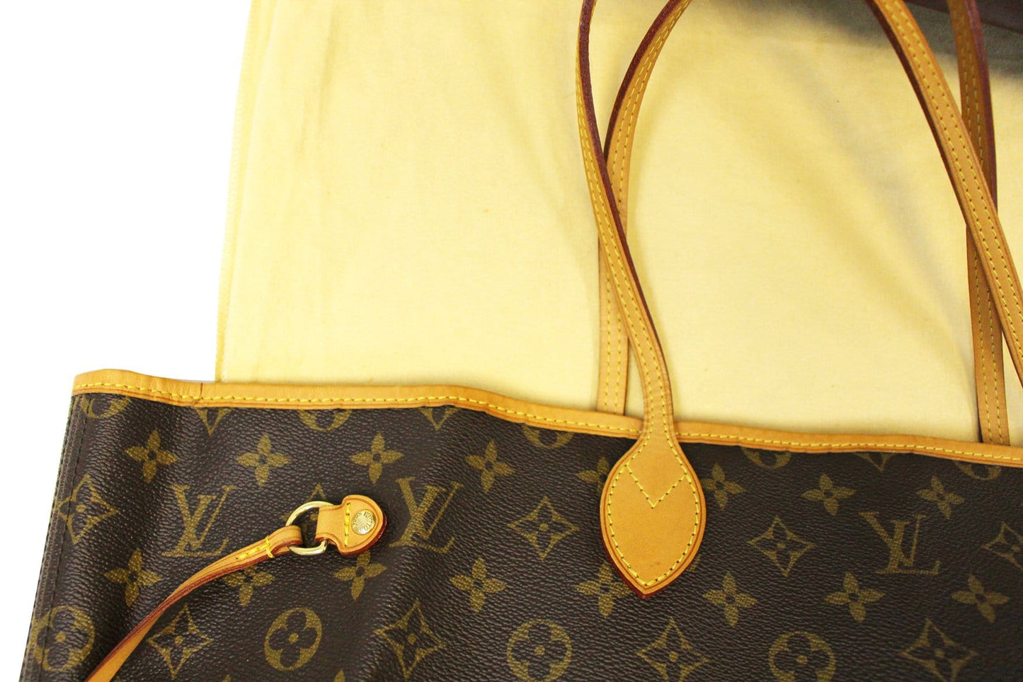 LOUIS VUITTON Monogram Canvas Brown Neverfull GM Shoulder Bag