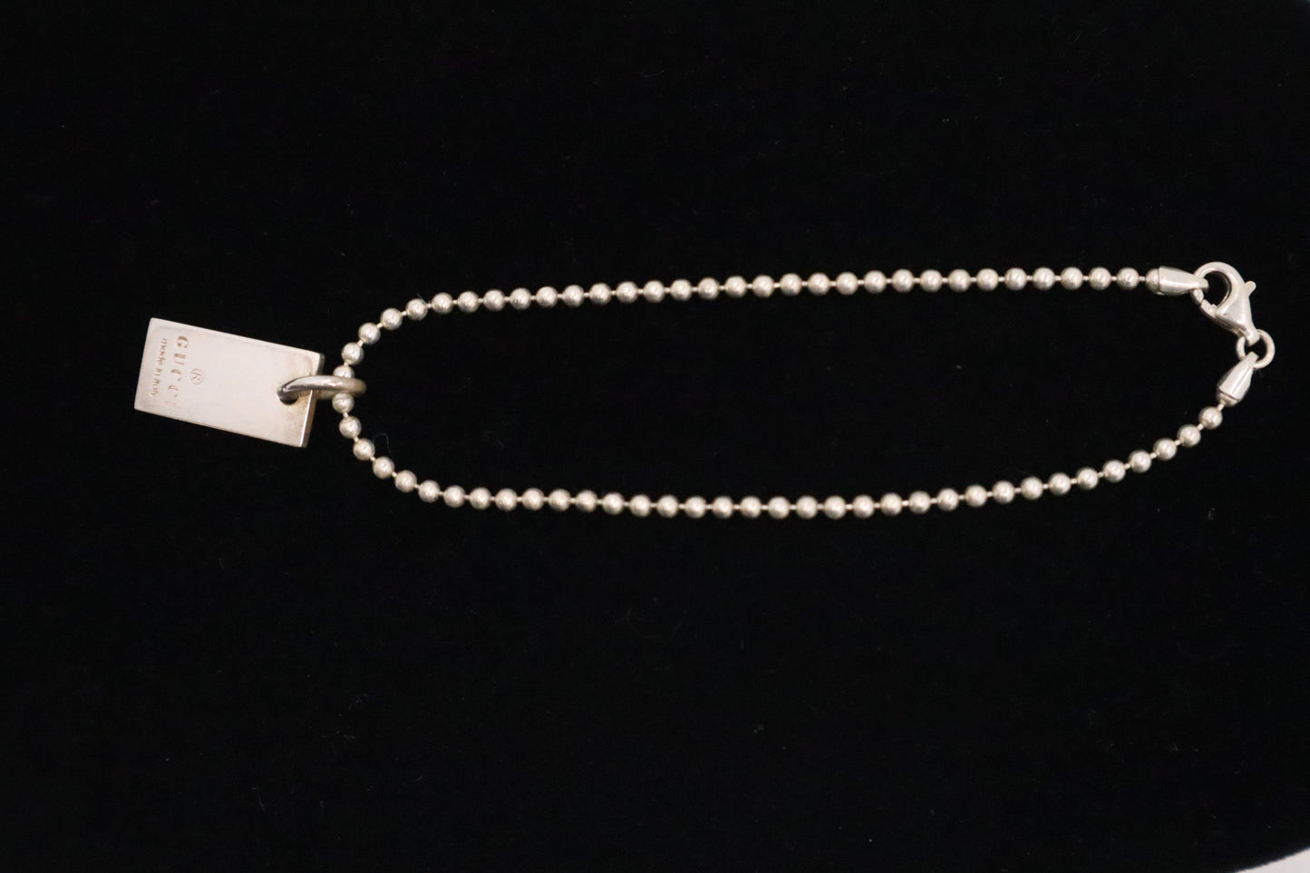 Gucci Charm Bracelet in Sterling Silver