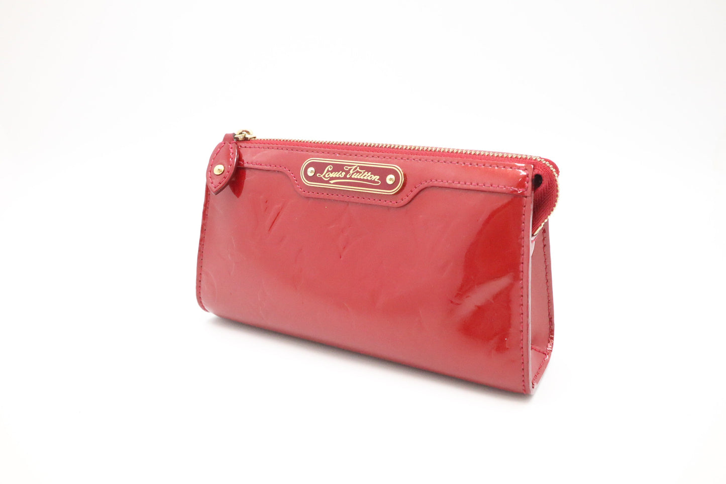 Louis Vuitton Tro e Cosmetics Pouch in Pomme D`Amour Vernis Leather