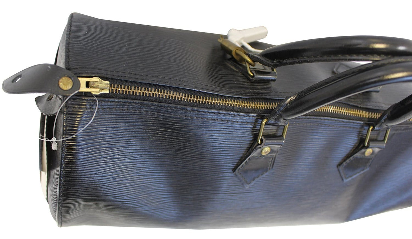 LOUIS VUITTON Satchel Bag  Epi Leather Speedy 40 Black