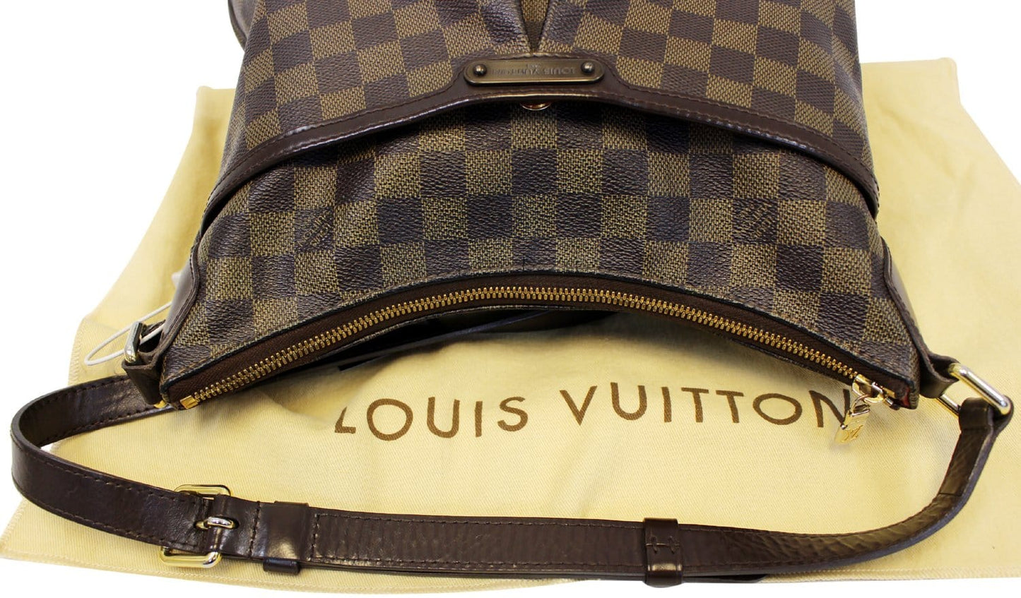 LOUIS VUITTON Damier Ebene Bloomsbury PM Crossbody Bag