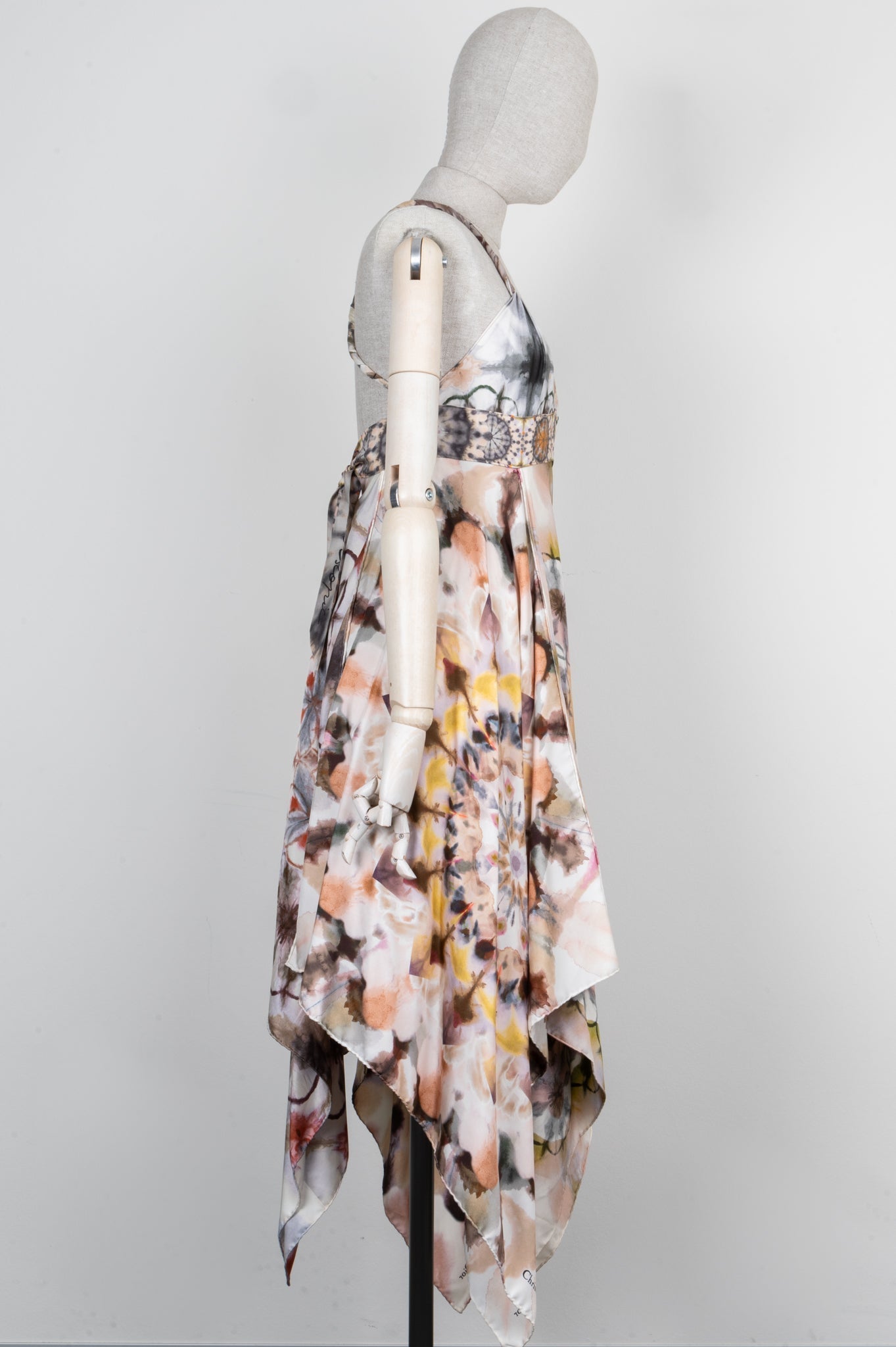 CHRISTIAN DIOR Dress Silk Watercolor Dress