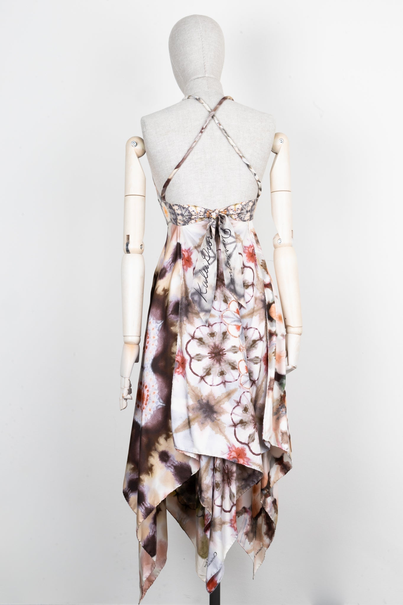 CHRISTIAN DIOR Dress Silk Watercolor Dress