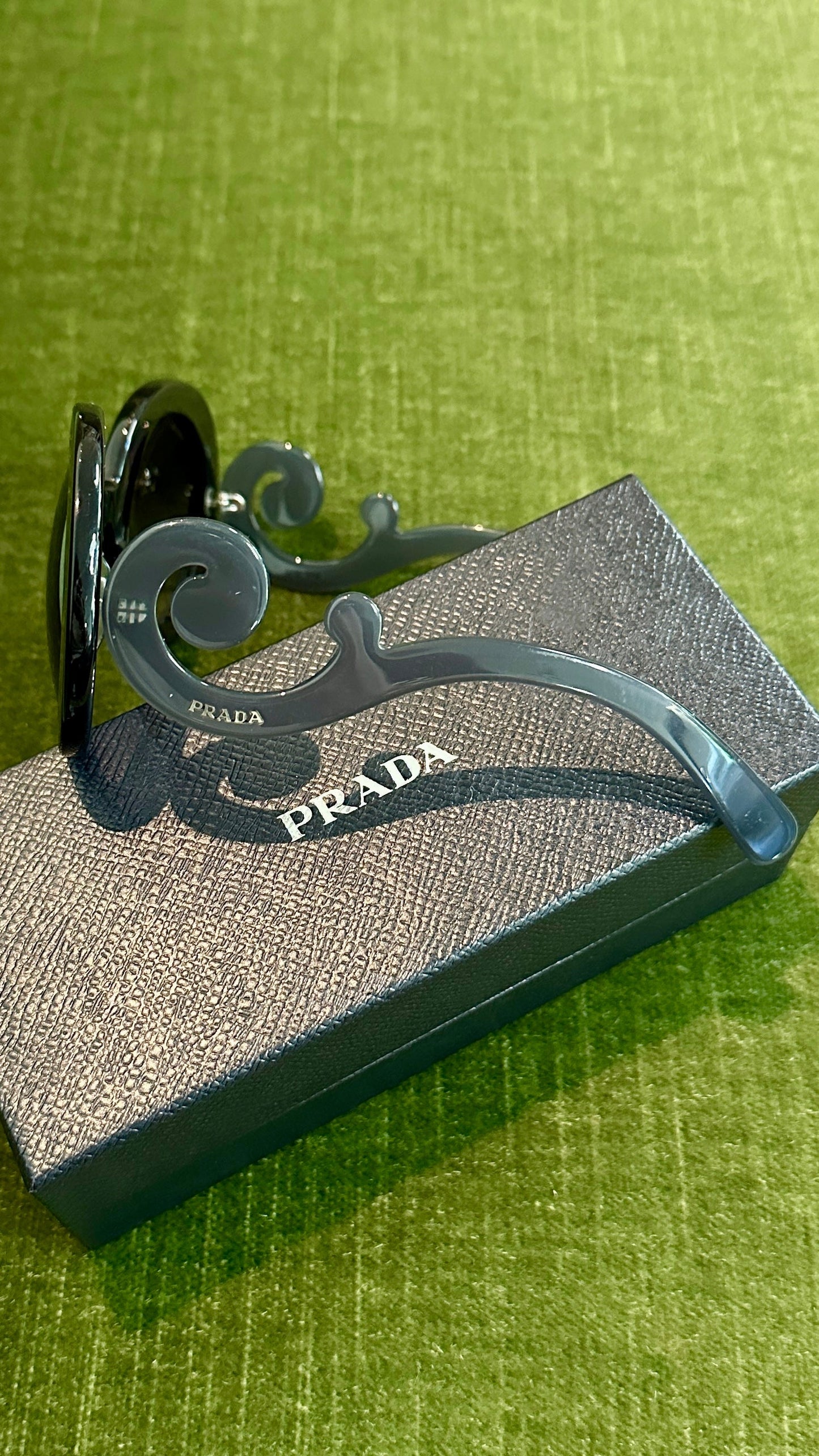 PRADA Round Sunglasses Black