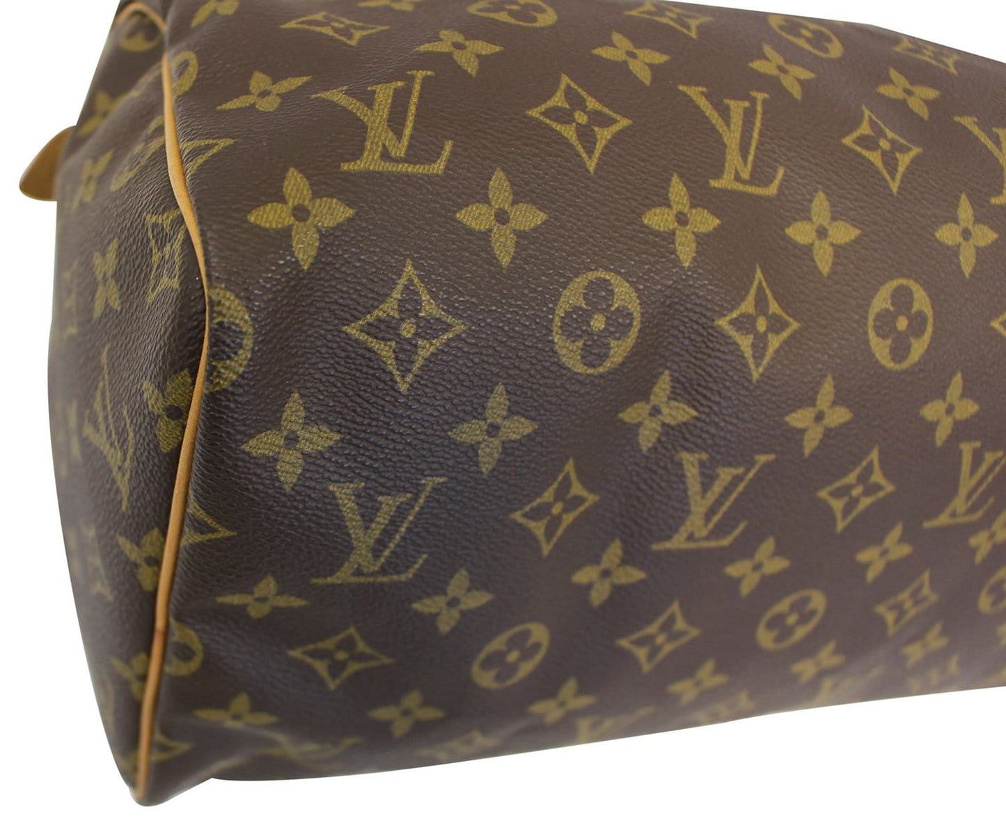 LOUIS VUITTON Monogram Canvas Speedy 30 Brown Satchel Bag