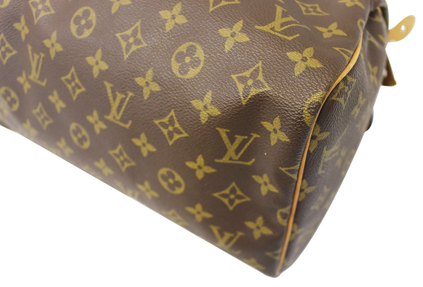 LOUIS VUITTON Monogram Canvas Speedy 30 Brown Satchel Bag