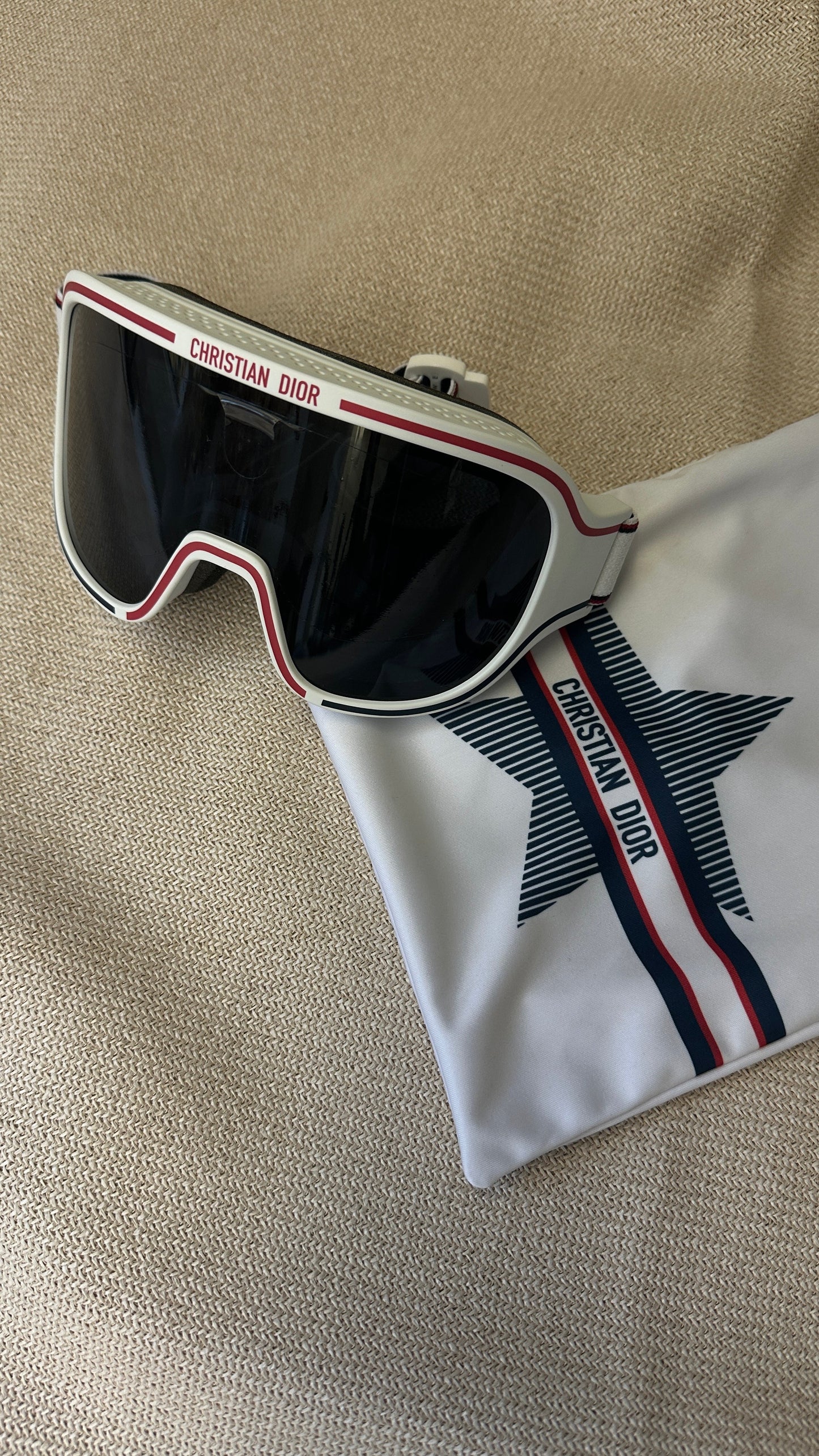 CHRISTIAN DIOR Dioralps M11 Ski Goggles White