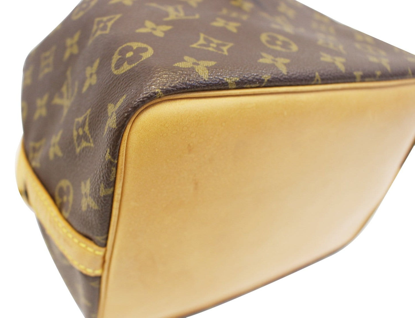 LOUIS VUITTON Monogram Canvas Petit Noe Brown Shoulder Bag