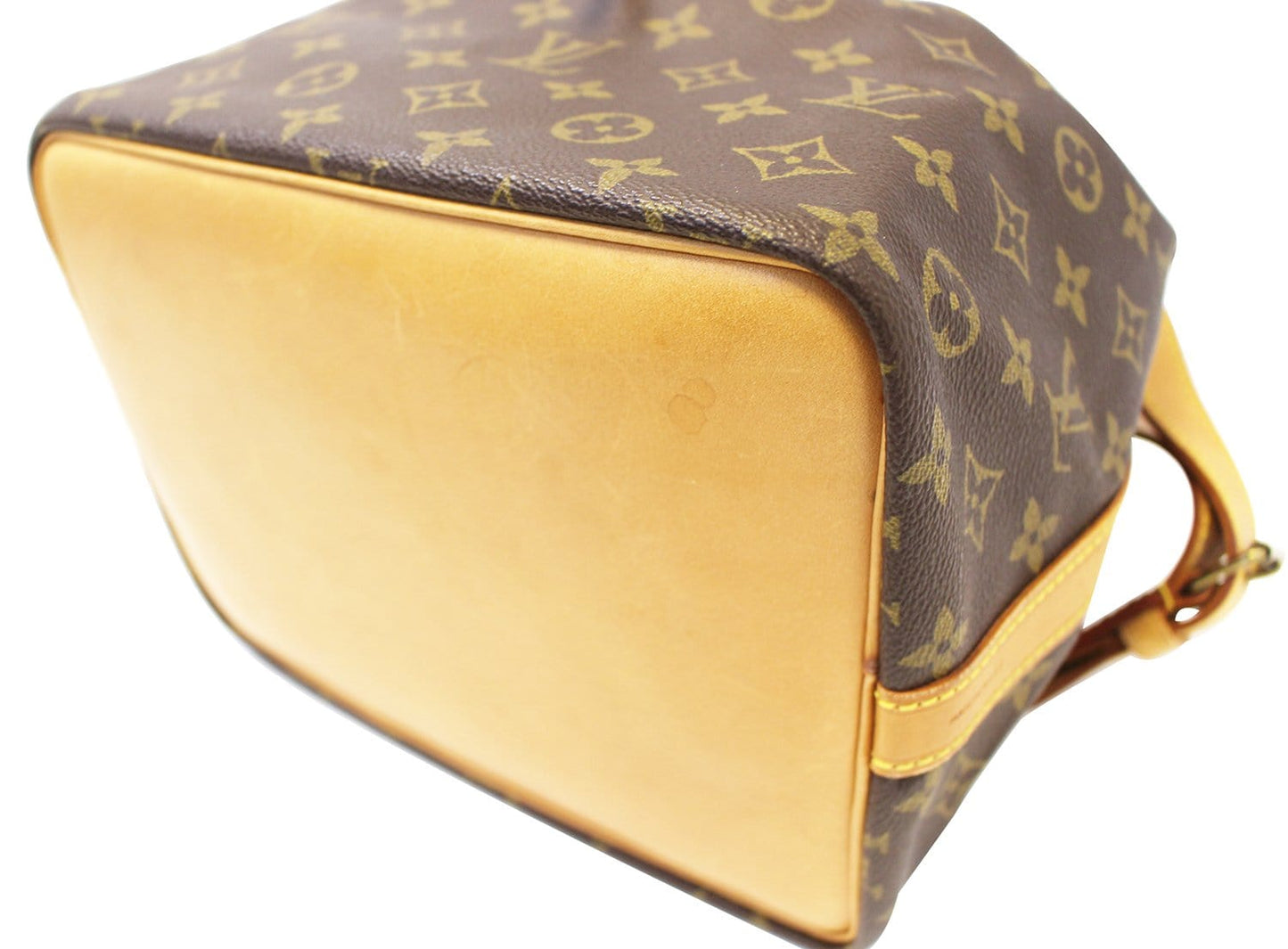 LOUIS VUITTON Monogram Canvas Petit Noe Brown Shoulder Bag