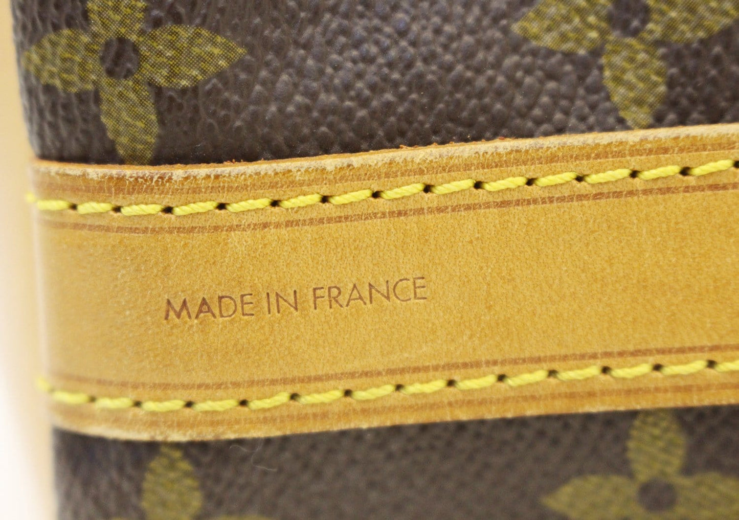 LOUIS VUITTON Monogram Canvas Petit Noe Brown Shoulder Bag