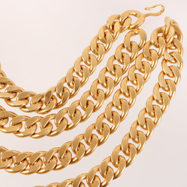 Chanel 1995 Made Cc Mark Multi Motif Chain Belt