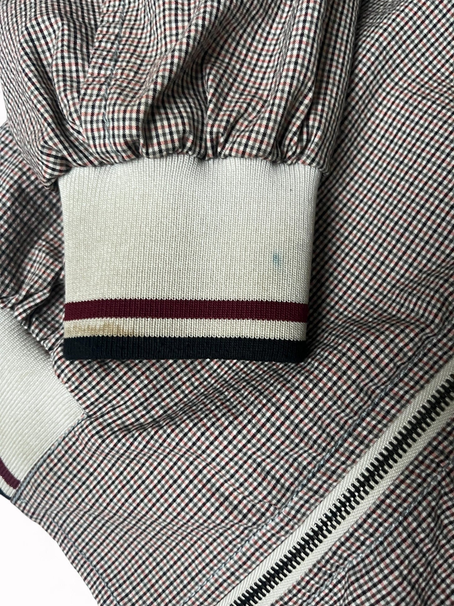 2008 Prada Mainline Check Bomber Jacket