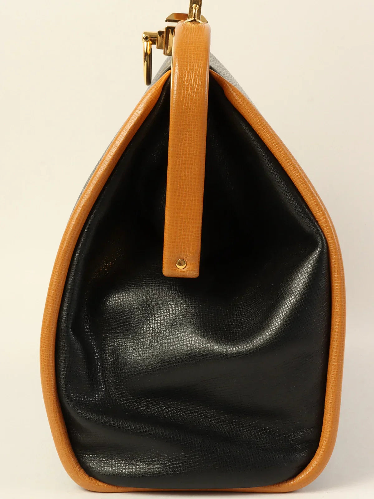 DIOR Logo Plate 2Way Bag Black/Beige