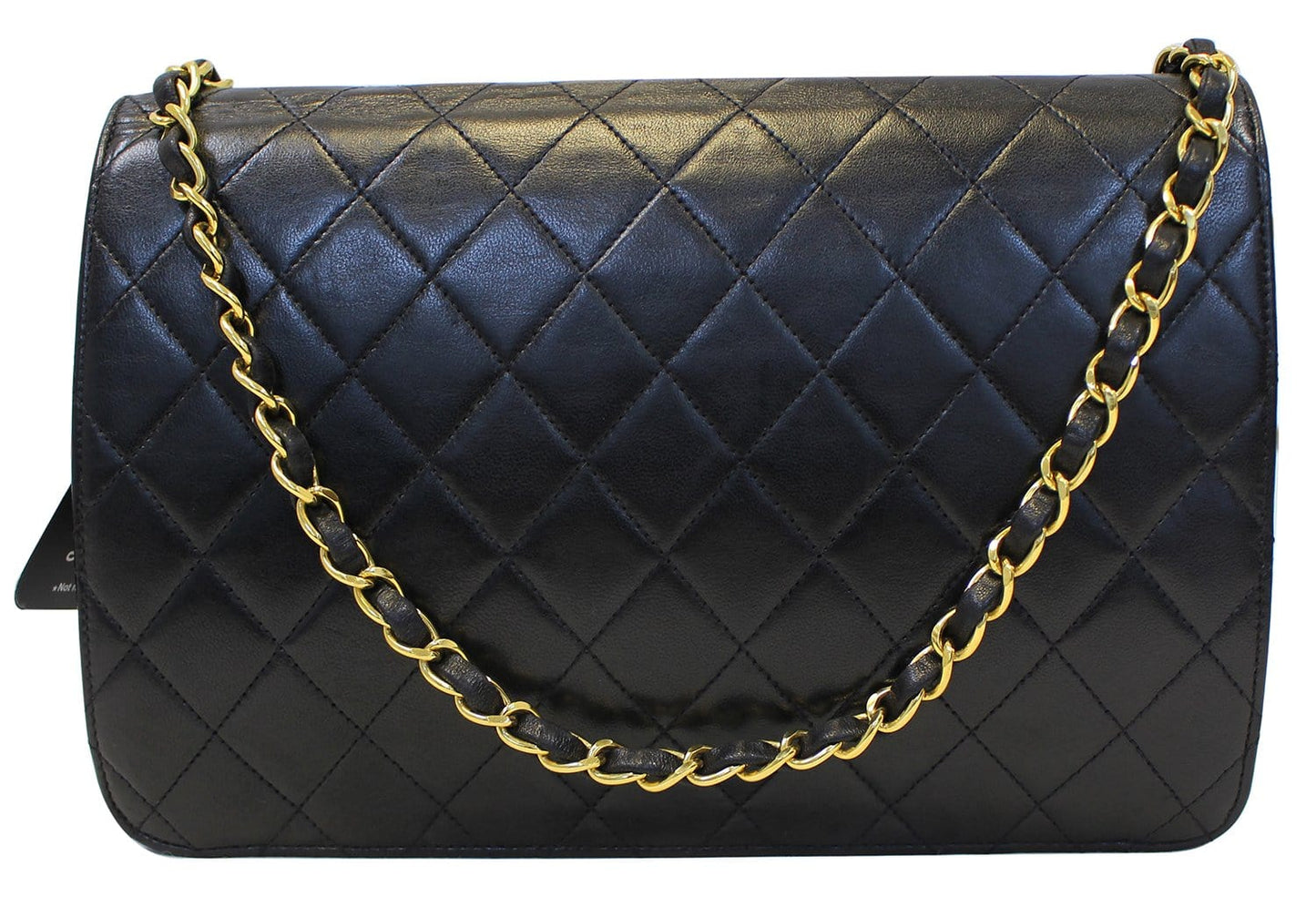 CHANEL Quilted  Leather Single Flap Black Shoulder Bag - Final Call