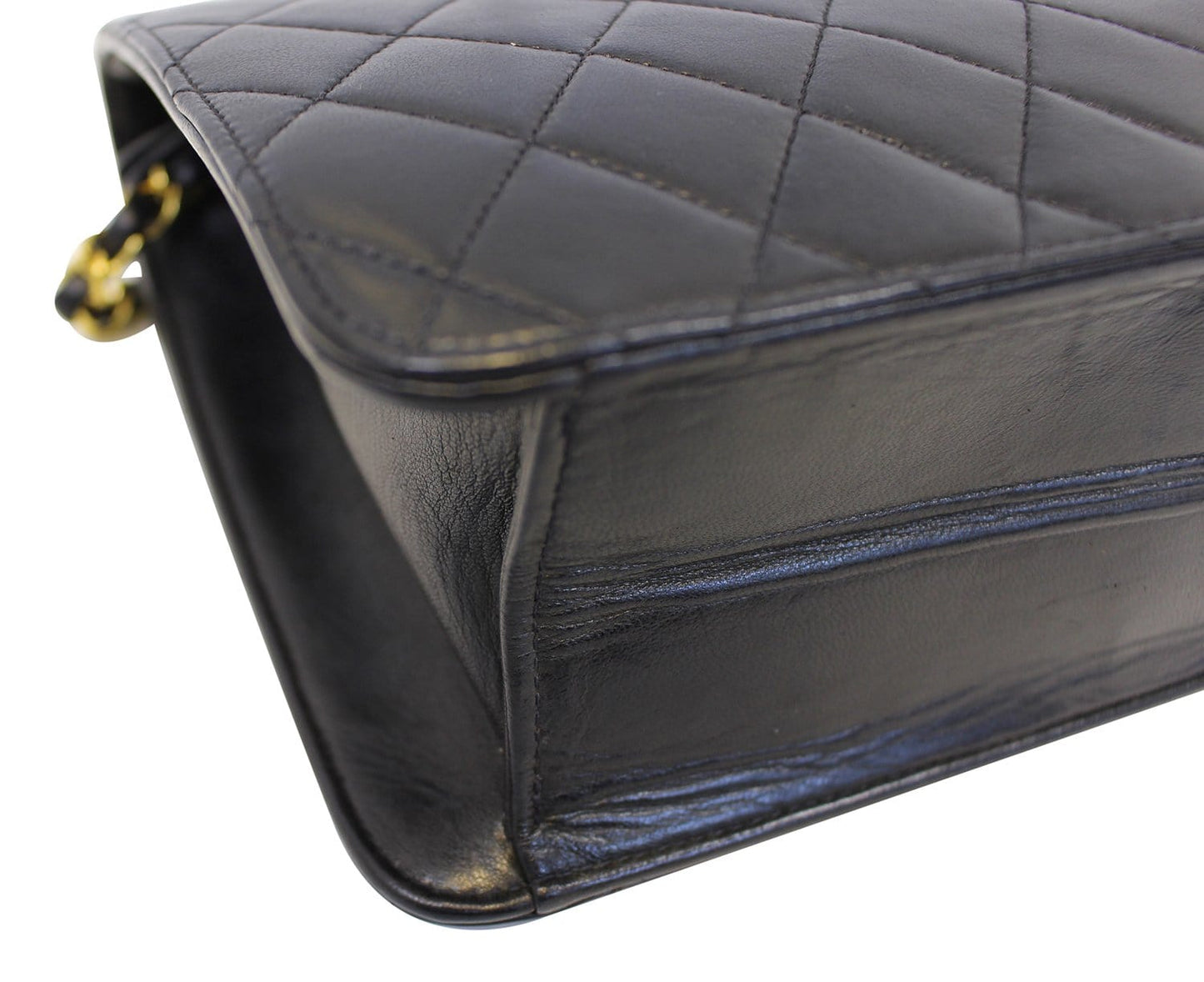 CHANEL Quilted  Leather Single Flap Black Shoulder Bag - Final Call