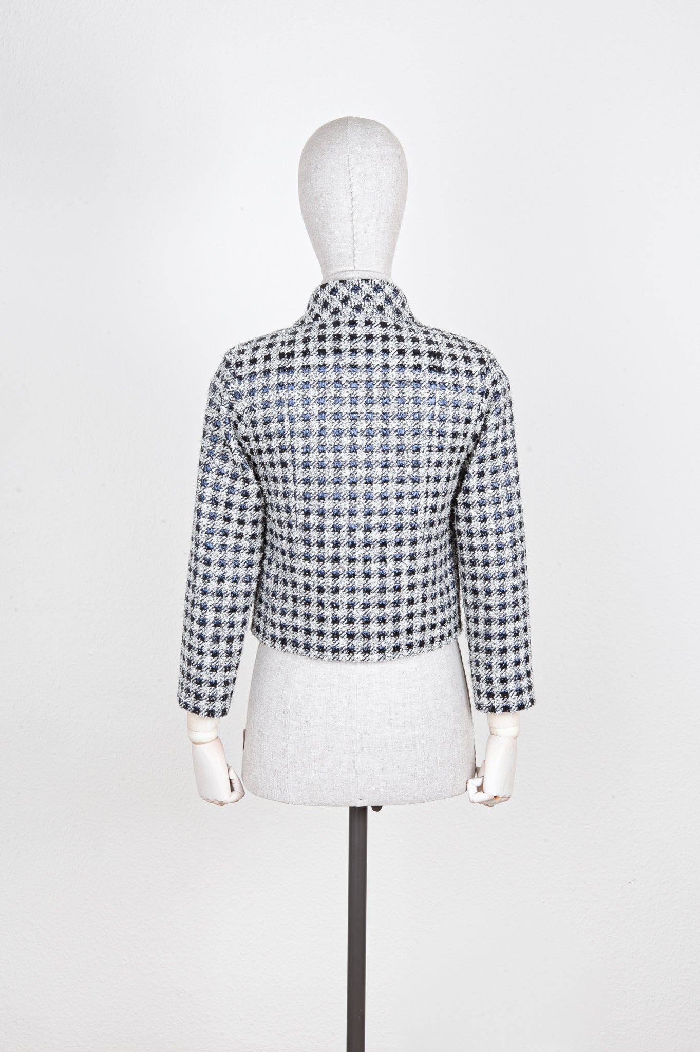 CHANEL Tweed Jacket 20P Navy