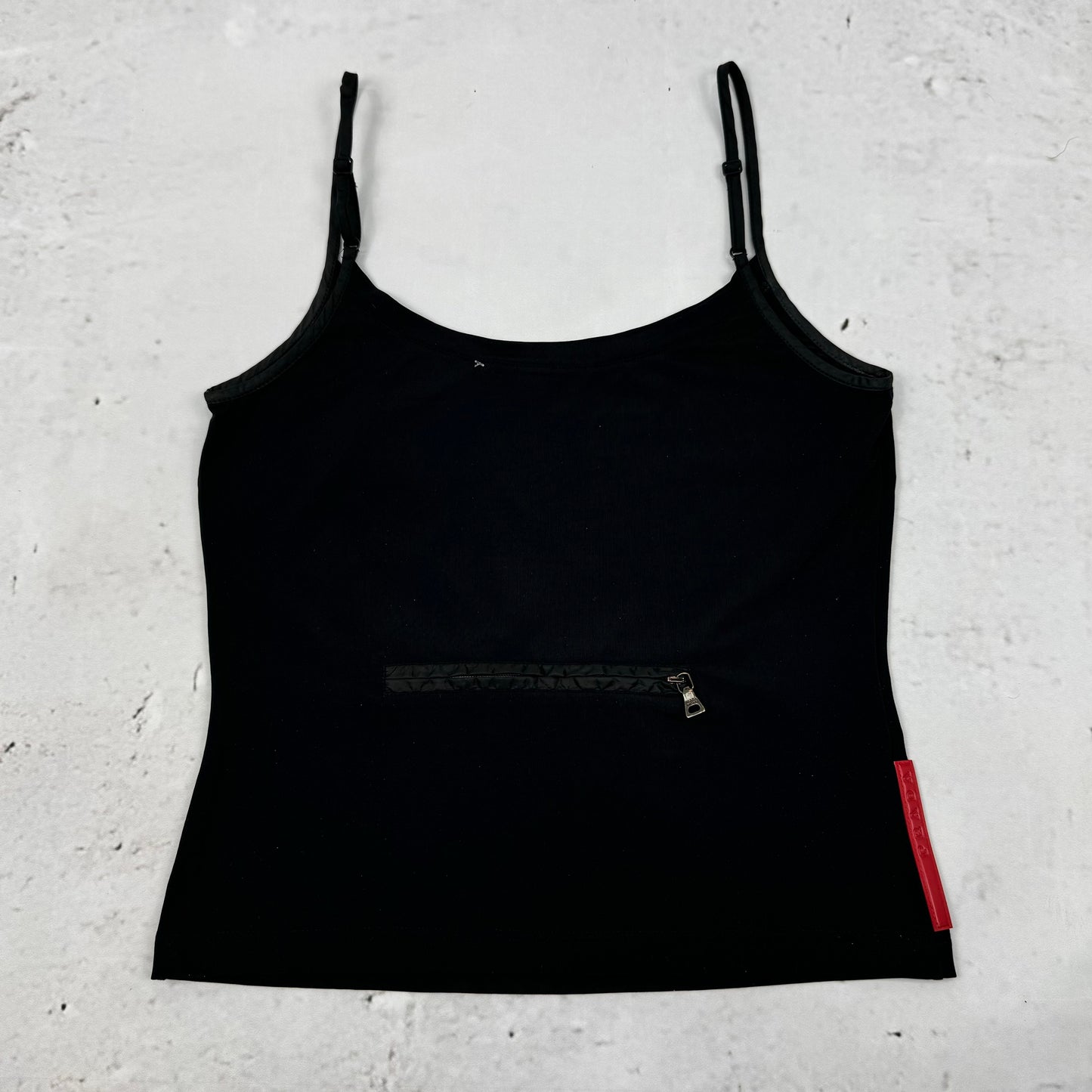 Prada Sport Black Pocket Cami