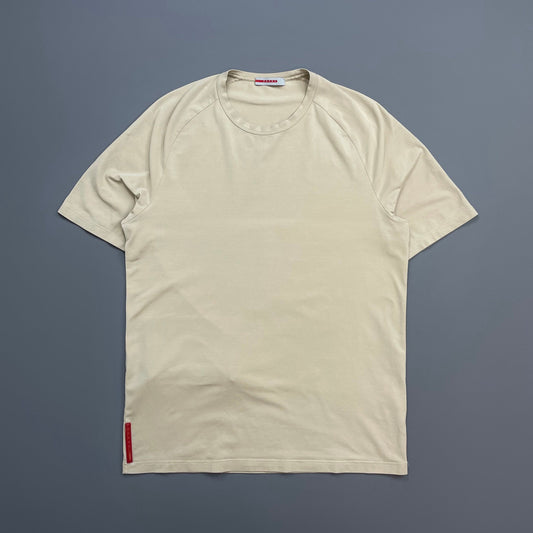 Prada Sport Beige 00s Rear Pocket Elastane T-Shirt